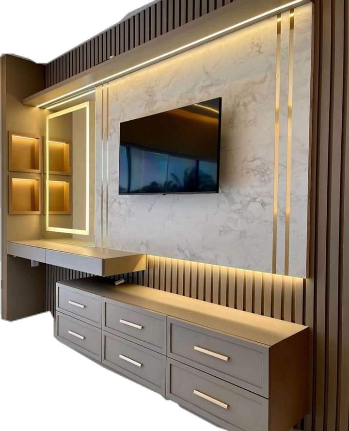 TV panel by Blue Sea Interior Design
